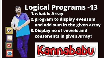 Arrays kannababu-13