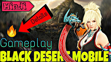 BLACK DESERT MOBILE: Official launch Gameplay #1 Best MMORPG Game | Detailed Review