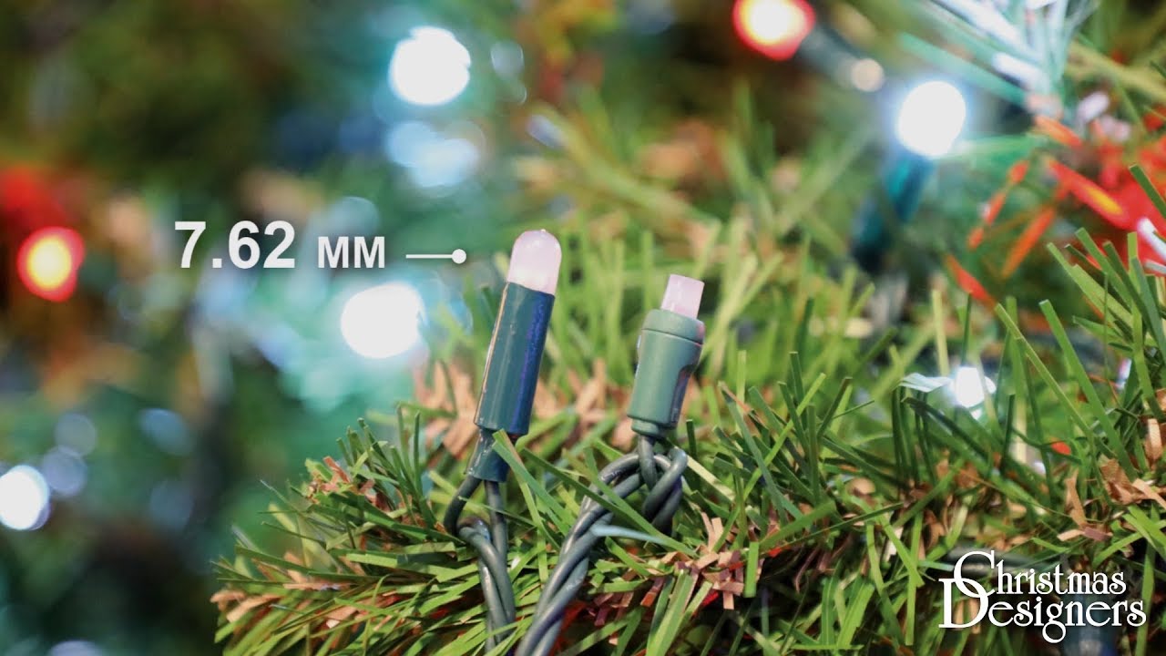 Twinkly Pro Bulb Comparison - 5 mm to 7.62 mm - Christmas Designers