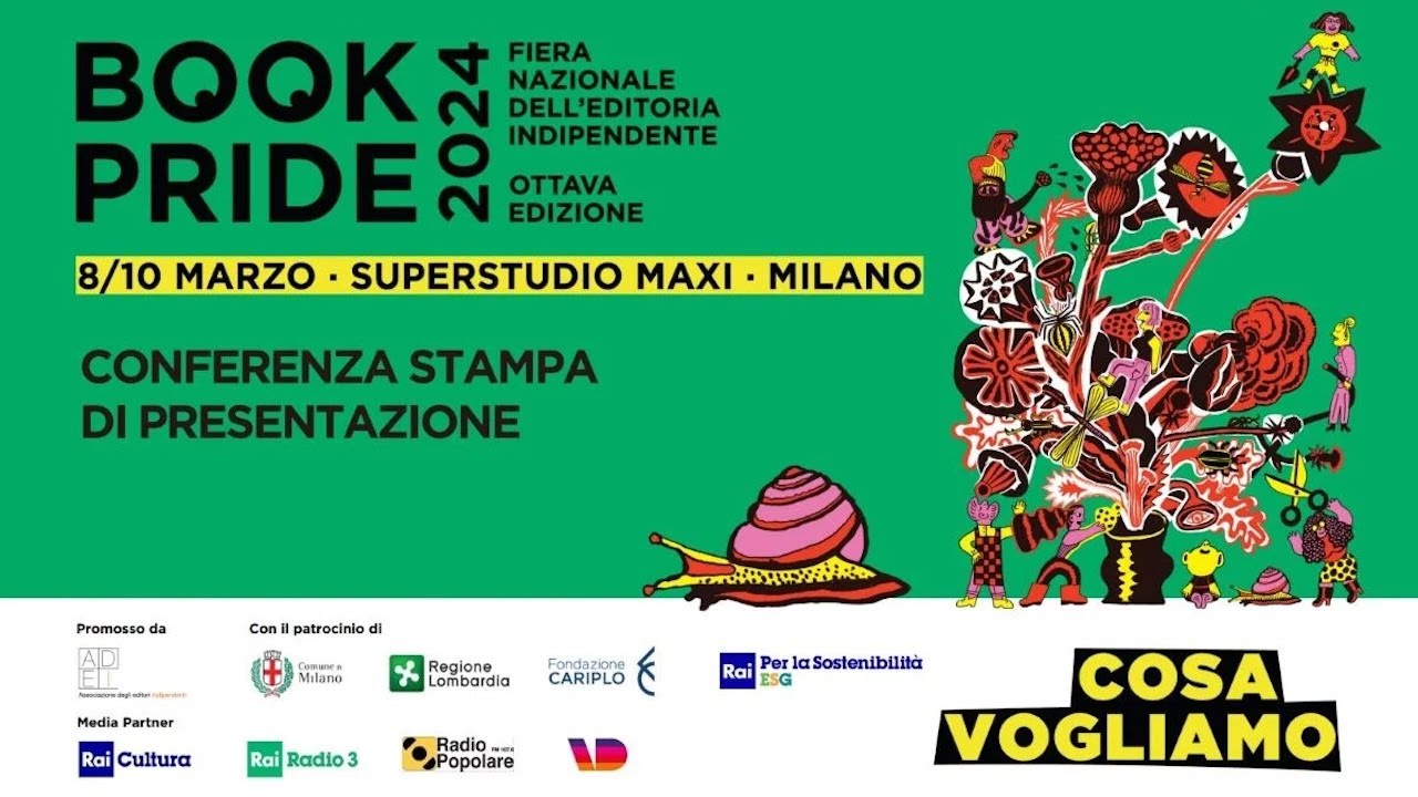Conferenza stampa di Book pride 2024