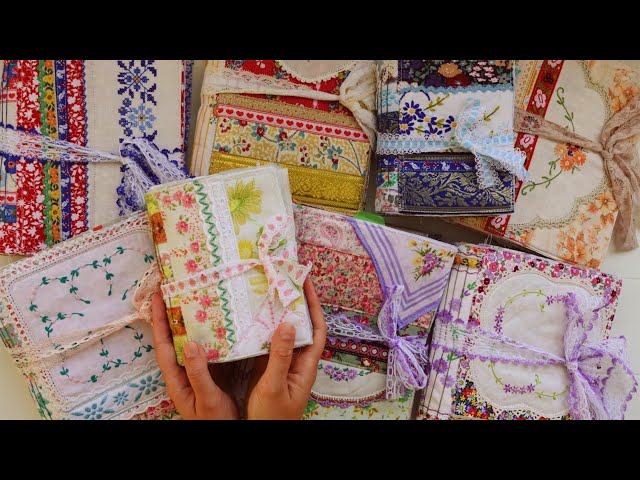 ✿ fabric junk journals ✿ - YouTube