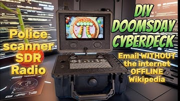 DIY Doomsday Cyberdeck EMAIL/TEXT without INTERNET