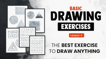 Drawing Exercises to improve your sketching skills || How to draw anything || Basic drawing workout