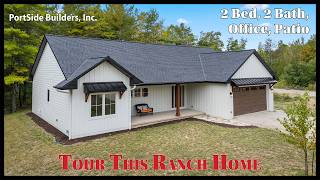 Tour This Ranch-Style Home, 1,727 Sq. Ft., 2 Bedrooms, 2 Bathrooms, Office, Quiet Wooded Lot
