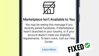 Facebook Marketplace not showing up - you can't buy or sell on Facebook marketplace Problem Solved 🔥 screenshot 5