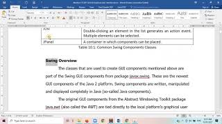 Unit IX Java - Graphical User Interface