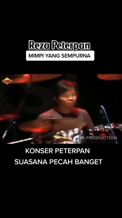Reza Peterpan intro drum mimpi yang sempurna #music #shortvideo