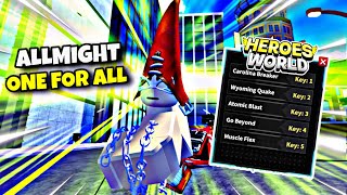 ALL MIGHT ONE FOR ALL!! (SHOWCASE + HOW TO GET) | Heroes World screenshot 5