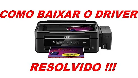 Como instalar o software da impressora Epson L355?