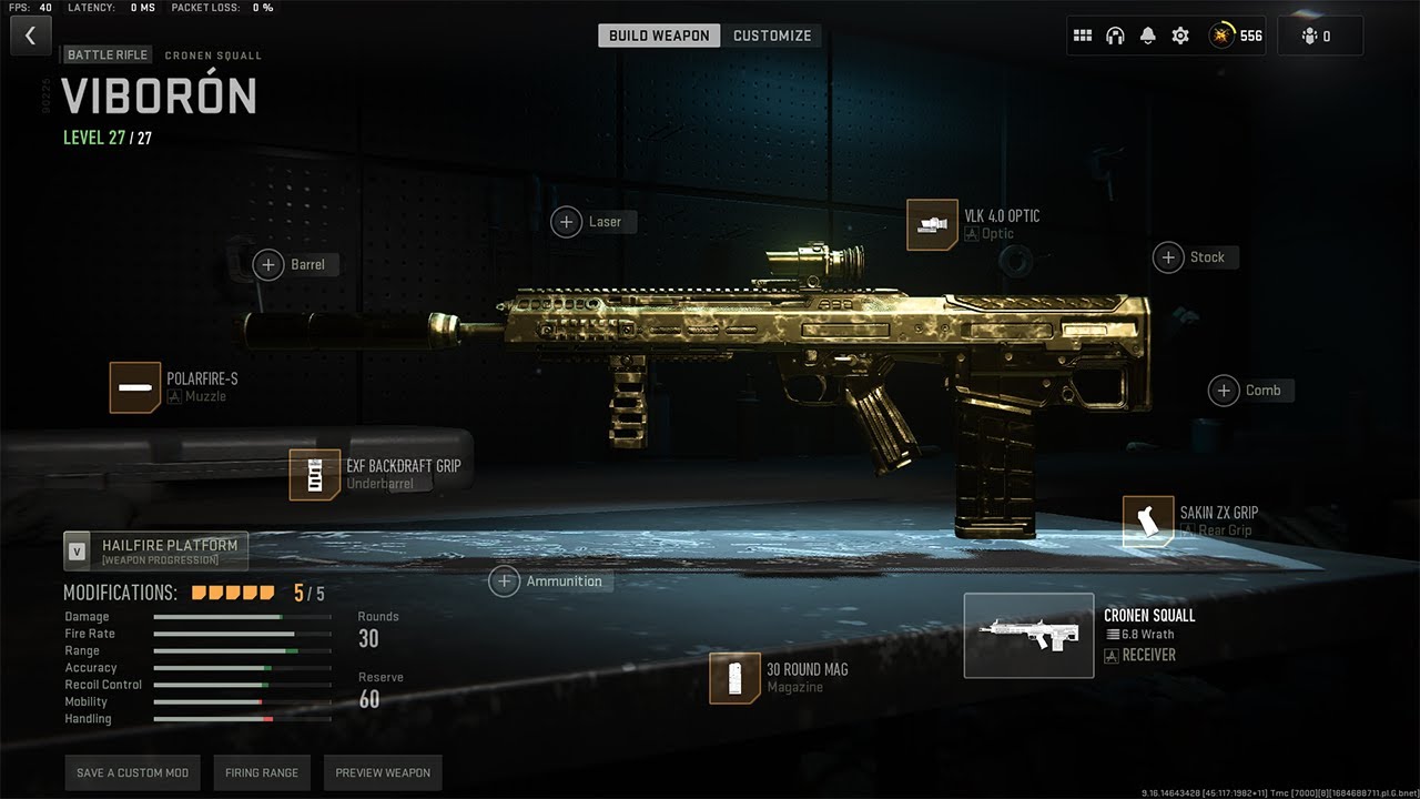 The NEW Cronen Squall is *CRAZY* in WARZONE 2! 😍 (Best Class Setup) MW2 ...