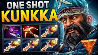 X3 Divine Rapiers Kunkka One Shot 35 Killsrampage Dota 2 Gameplay