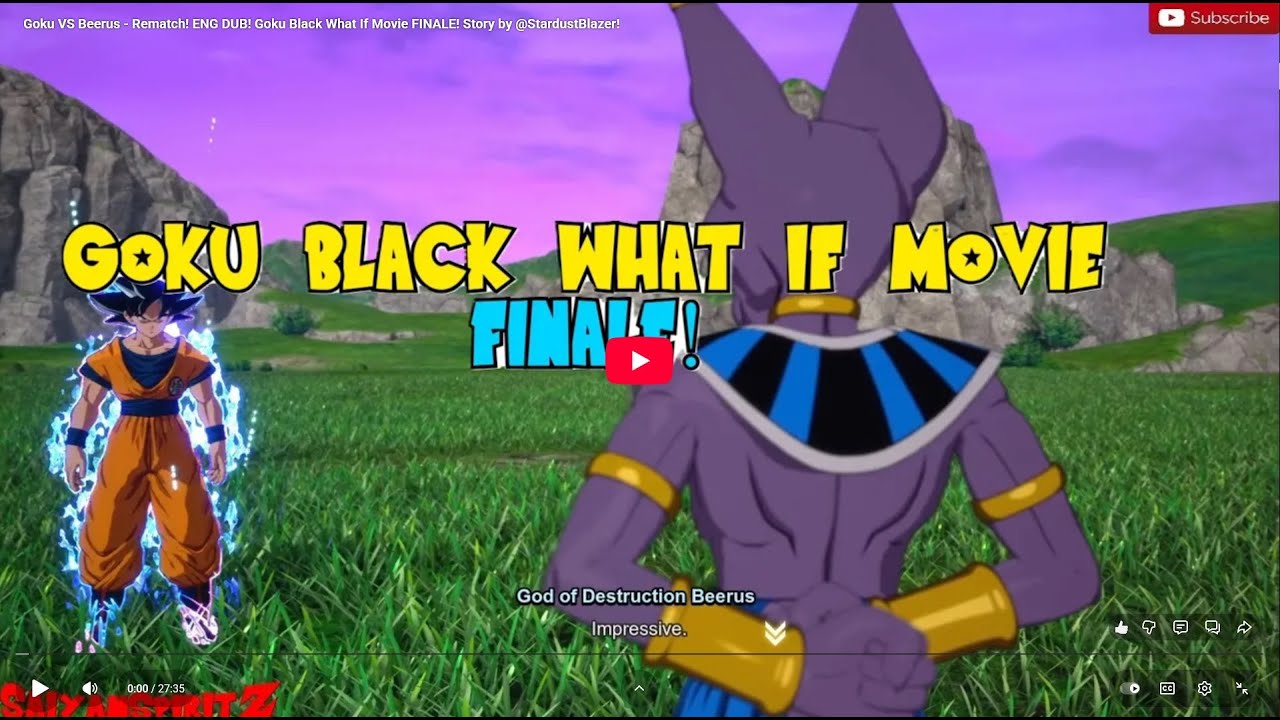 React: Goku Black What If Movie: EP12 Finale Goku VS Beerus Rematch! 