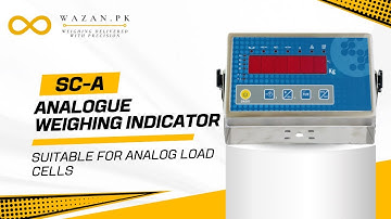 Discover the SC-A Analogue Weighing Indicator by Sensocar, Spain