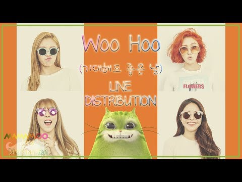 MAMAMOO - Woo Hoo [기대해도 좋은 날] Line Distribution (Color Coded)