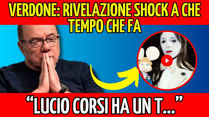 "Lucio Corsi ha un t...". Rivelazione shock di Carlo Verdone a Che Tempo Che FA. Fan in lacrime