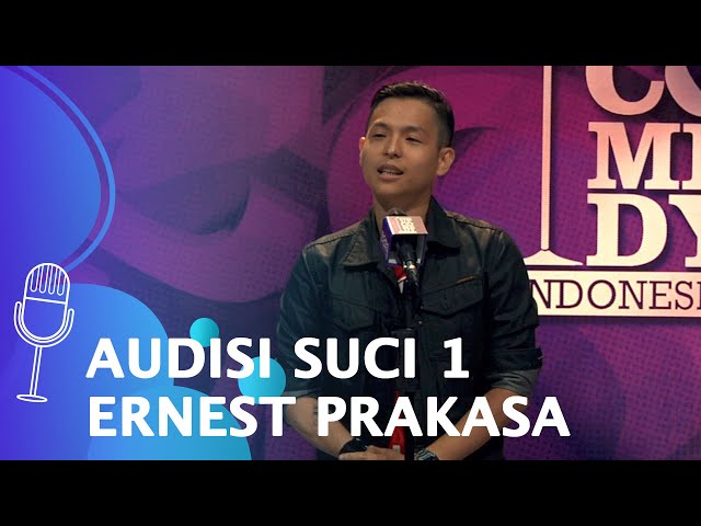 Stand Up Comedy Indonesia Season 1 - Audisi: Ernest Prakasa Bikin Tato di Telapak Kaki? class=