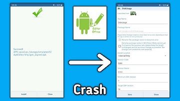 Fix Apk Editor crash after clicking on Install
