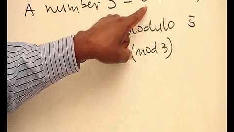 MODULAR ARITHMETIC PART 2