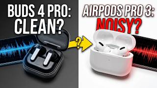 Galaxy Buds 4 Pro vs AirPods Pro 3: Microphone Test