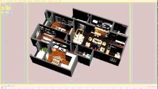 3D Model Luxury Detailed House Cutaway 3D model from CGTrader.com