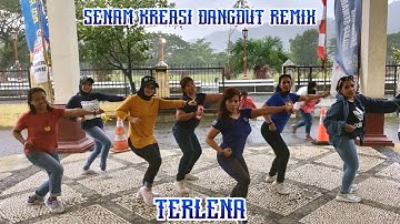 Senam Kreasi Dangdut Remix TERLENA || Choreo Watik Primadona