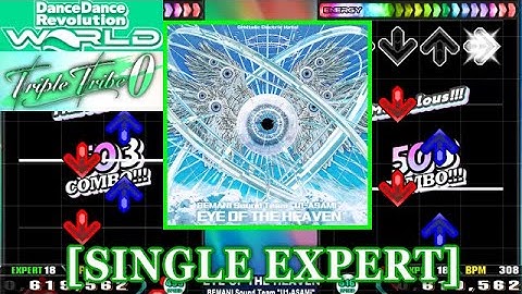 【DDR WORLD】 EYE OF THE HEAVEN / BEMANI Sound Team "U1-ASAMi" [SINGLE EXPERT] 譜面確認+Clap