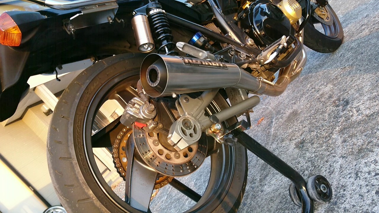 KAWASAKI ZRX400 KERKER マフラーサウンド - YouTube