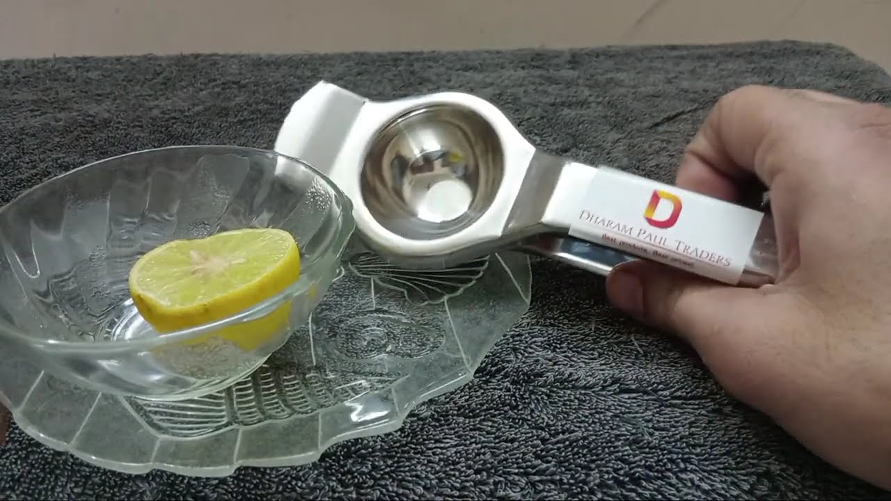 2-in-1 Lemon Squeezer with Bottle Opener | Stainless Steel, Rust Resistant | Dharam Paul Traders