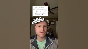 PA vs MD jaren van opleiding