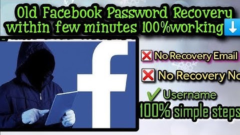How To Recover Facebook Password Without Email And Phone Number!! - Howtosolveit