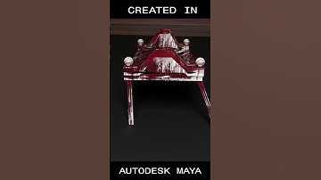 ghost bed  #maya #autodesk #ytshorts #vfx #3d #3danimation #horrorstories #horrorshorts