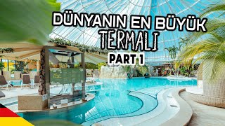 Almanya da dünyanın en büyük Termaline gittik. Part 1 🇩🇪 #43 vlog