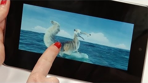 Google Nexus 7 Tablet with Android Jelly Bean Project Butter demo