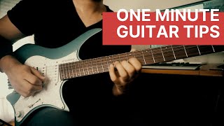 One Minute Guitar Tips | The Pentatonic Scale (Shape IV)