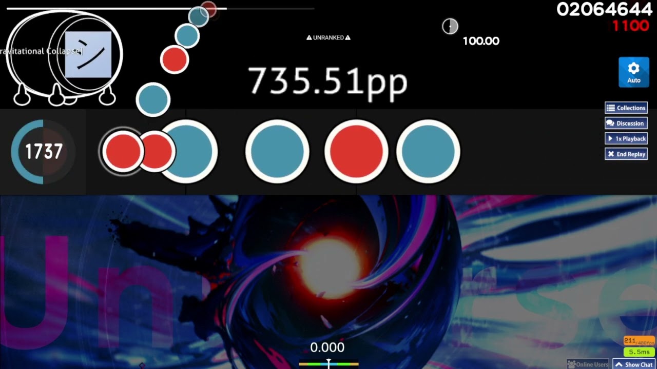 (osu!taiko) Camellia - Parallel Universe Shifter [Gravitational Collapse]