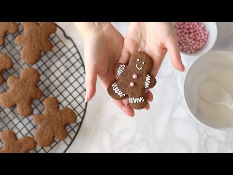 Biscotti Di Natale Youtube.Biscotti Pan Di Zenzero Ricetta Originale Gingerbread Youtube