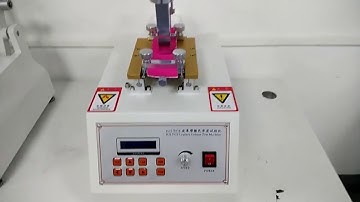 Leather rub color fastness tester