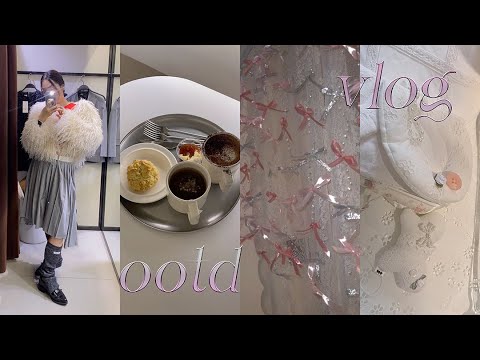 ootd vlog🐏 겨울 오오티디 브이로그, 디자이너브랜드 졸리레이드 팝업 다녀오기, 숏패딩, <strong>자라</strong> <strong>세일</strong> 입어보기