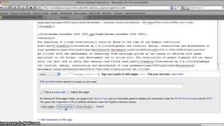 Wikipedia Table of Contents Tutorial