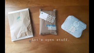 Let's Open Stuff | Stationery Unboxing | Yoseka Stationery, Baum-kuchen, Nico Neco Zakkaya