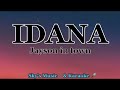 Idana  jayson in town lyrics