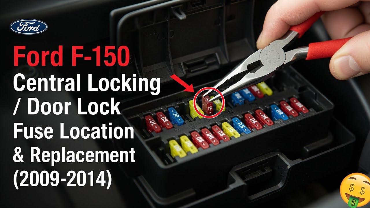 Ford F-150 Central Locking / Door Lock Fuse Location & Replacement (2009-2014)