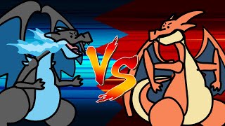 Pokemon Legend Za Battle Mega Charizard X Vs Mega Charizard Y