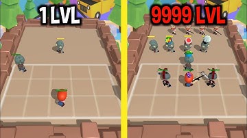 MAX LEVEL in Merge Survival - Zombies Battle Game