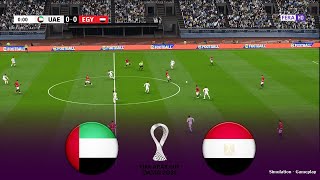UNITED ARAB EMIRATES vs EGYPT Live | Arab Cup 2025 | 06 December 2025 | Simulation PES 2021 Gameplay