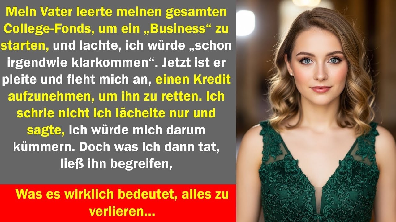 Als ich sagte, ich würde „mich kümmern“, begriff mein Vater zu spät, was ihn wirklich erwartet…