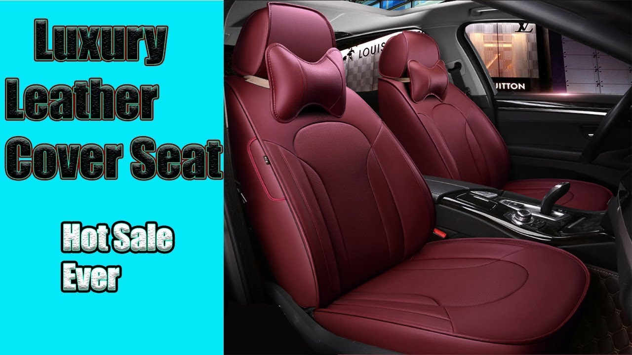leather car seat cover design