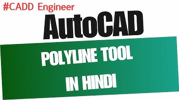 AutoCAD Tutorial (Hindi) | Polyline Command Explained with Examples