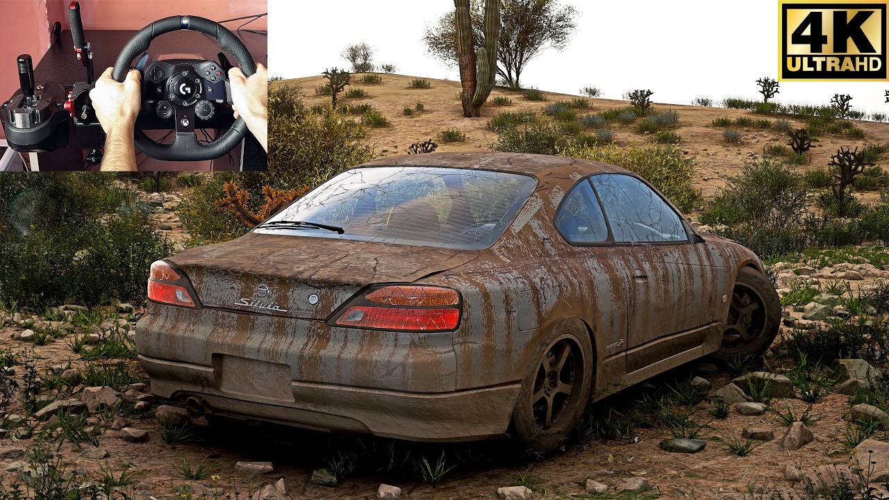 Rebuilding Nissan Silvia S15 | Forza Horizon 5 | Steering Wheel Logitech G923 Gameplay