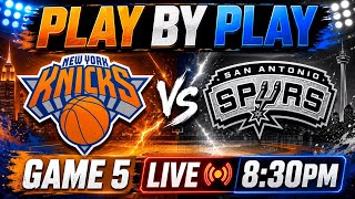 🏀 LIVE: SPURS VS KNICKS | GAME 5 | NBA FINALS 2026